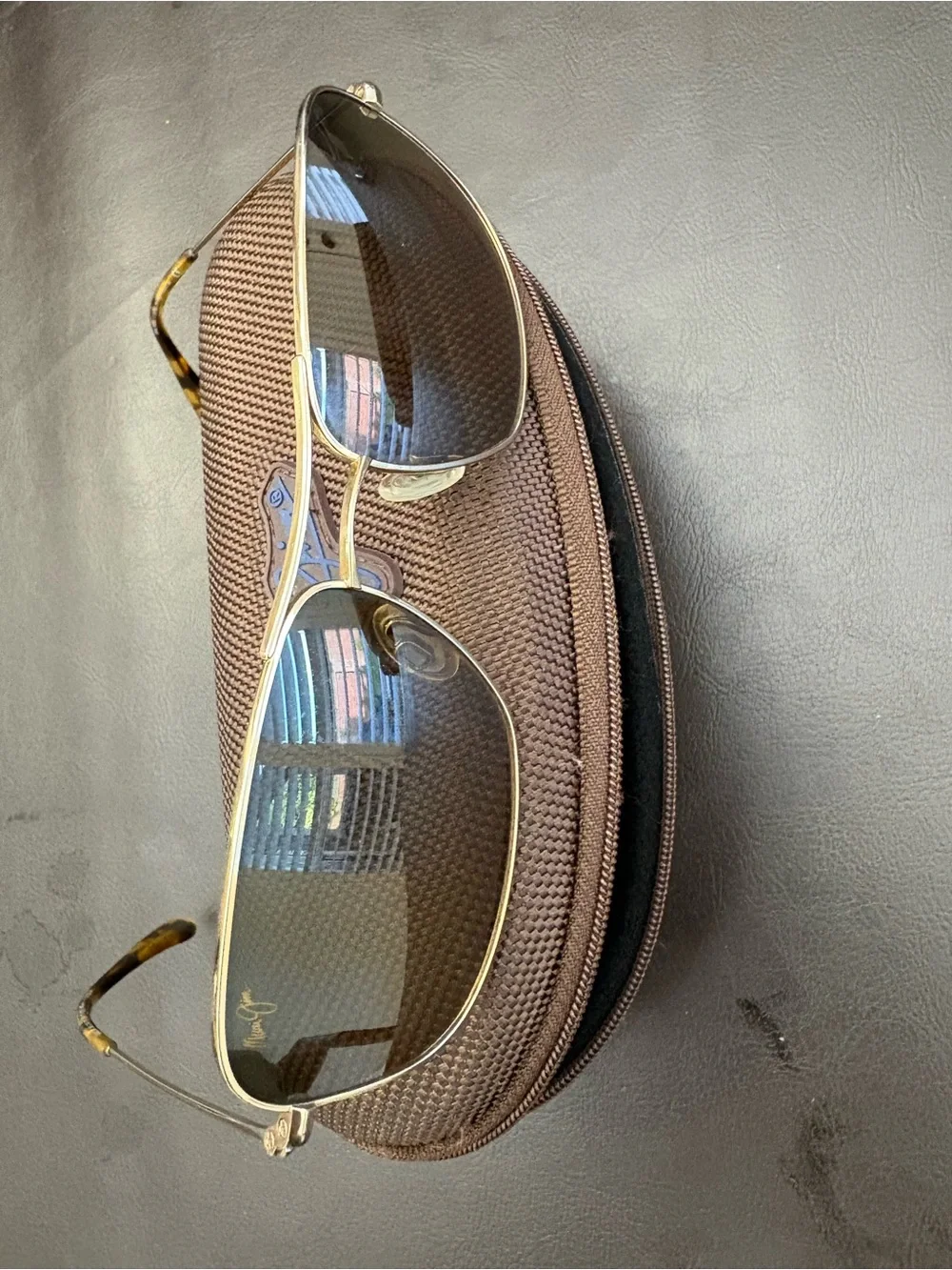 Maui Jim Wiki Wiki MJ 246-16 Titanium Sunglasses Size 59-17-120
